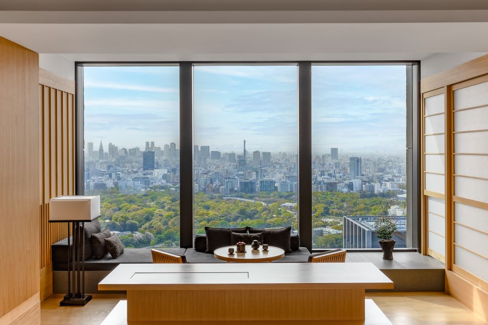 住進日本3家酒店「安縵東京」、「安縵伊沐」、「安縵京都」，一起俯瞰城市天際線，享受被自然圍繞的時光｜TRAVELER Luxe旅人誌